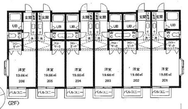 ハイツフラワーの物件間取画像